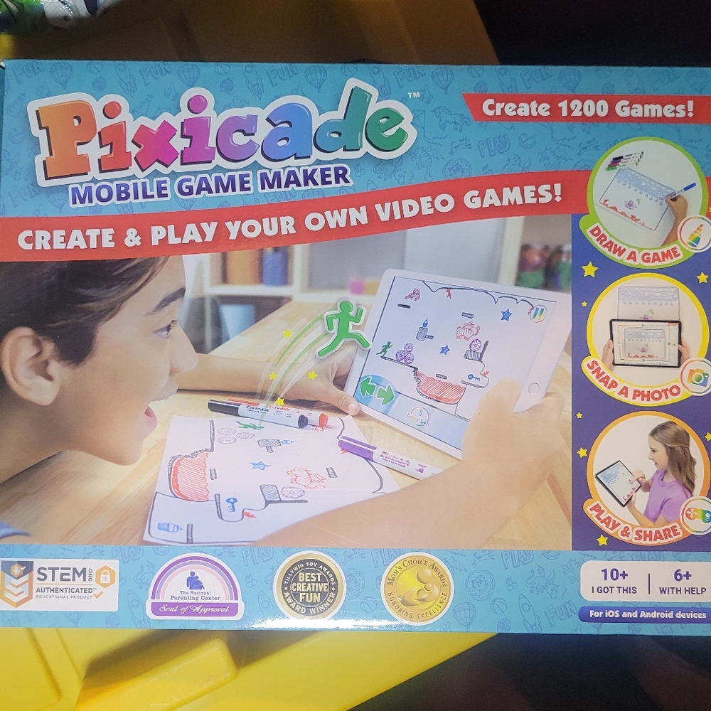 Pixicade create and play your own video games